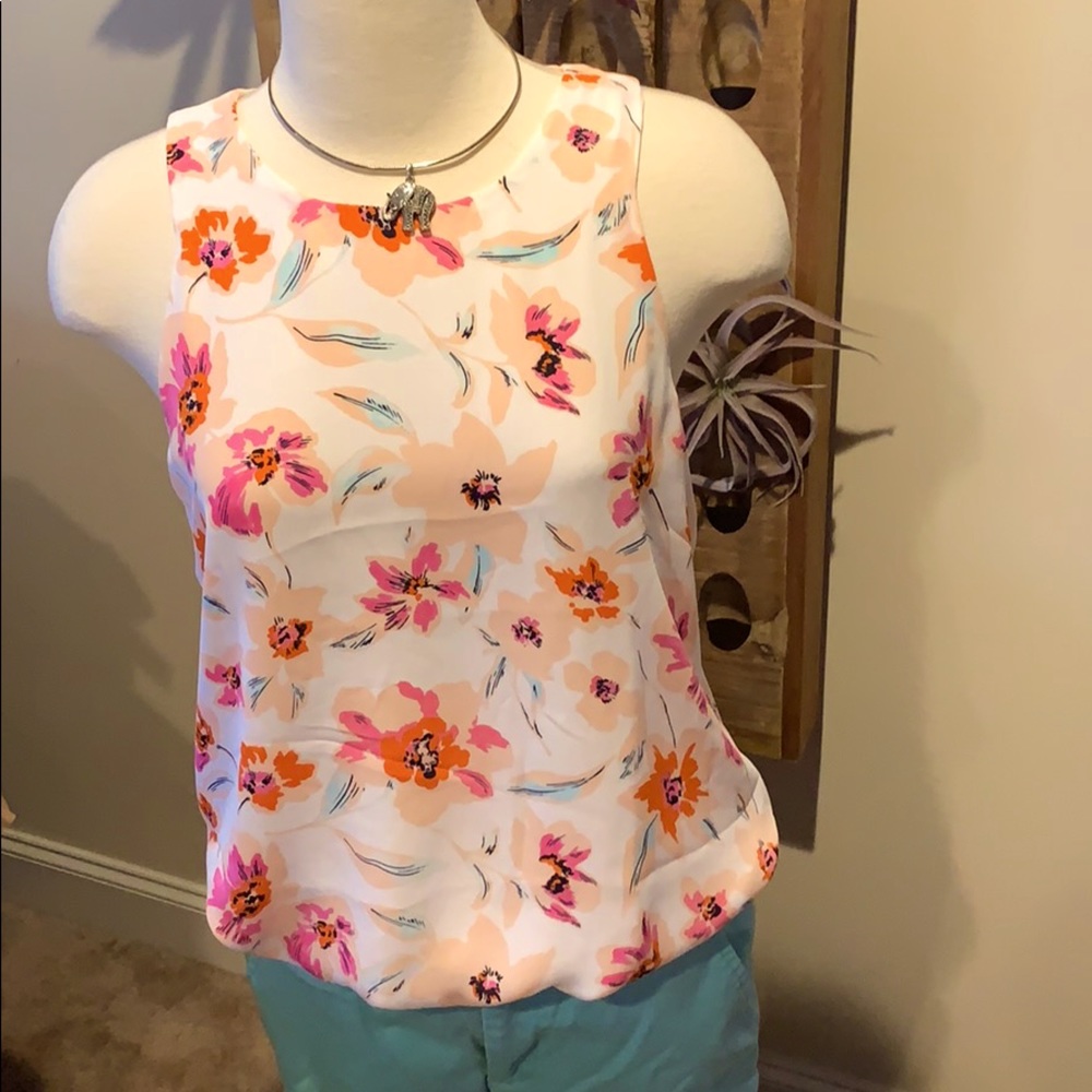 Banana Republic Sleeveless Tunic Length Top NWOT